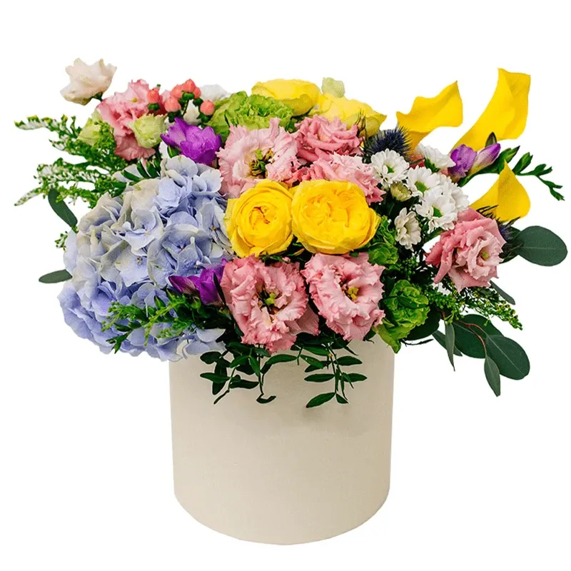 Цветы в коробке Адажио