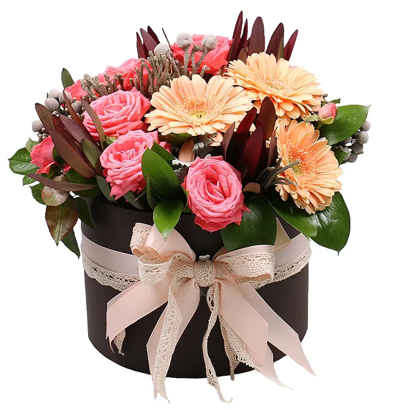 Цветы в коробке Светлое настроение